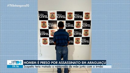 Suspeito de matar padrasto com ajuda de irmão é preso em Araguaçu