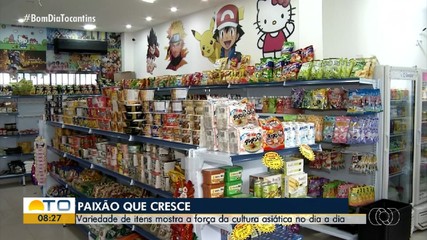 Cultura asiática conquista palmenses e comércio aproveita a venda de produtos