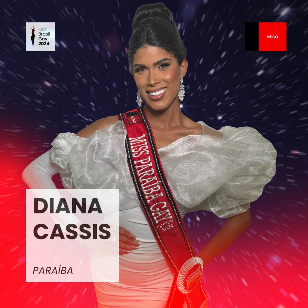 Diana Cassis, da Paraíba — Foto: Miss Brasil Gay/Divulgação