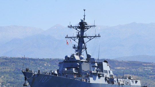 Como são os navios de guerra dos EUA mandados para a costa da Venezuela
