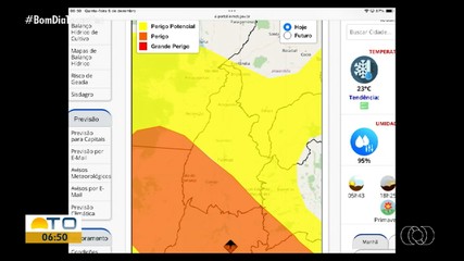 Confira como fica a previsão do tempo para o Tocantins