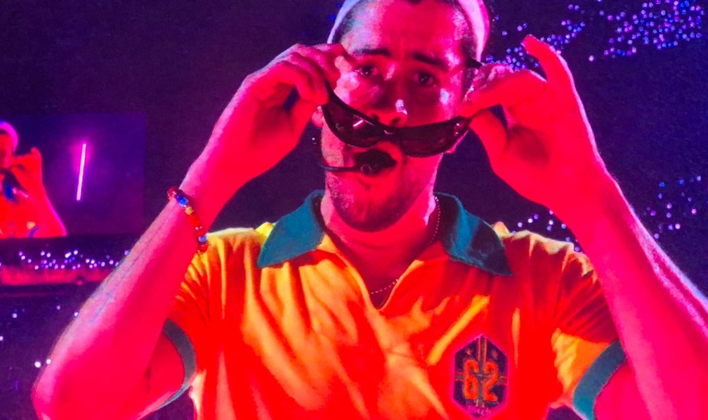 Bad Bunny faz show em São Paulo, em 20 de fevereiro de 2026 — Foto: Braulio Lorentz/g1