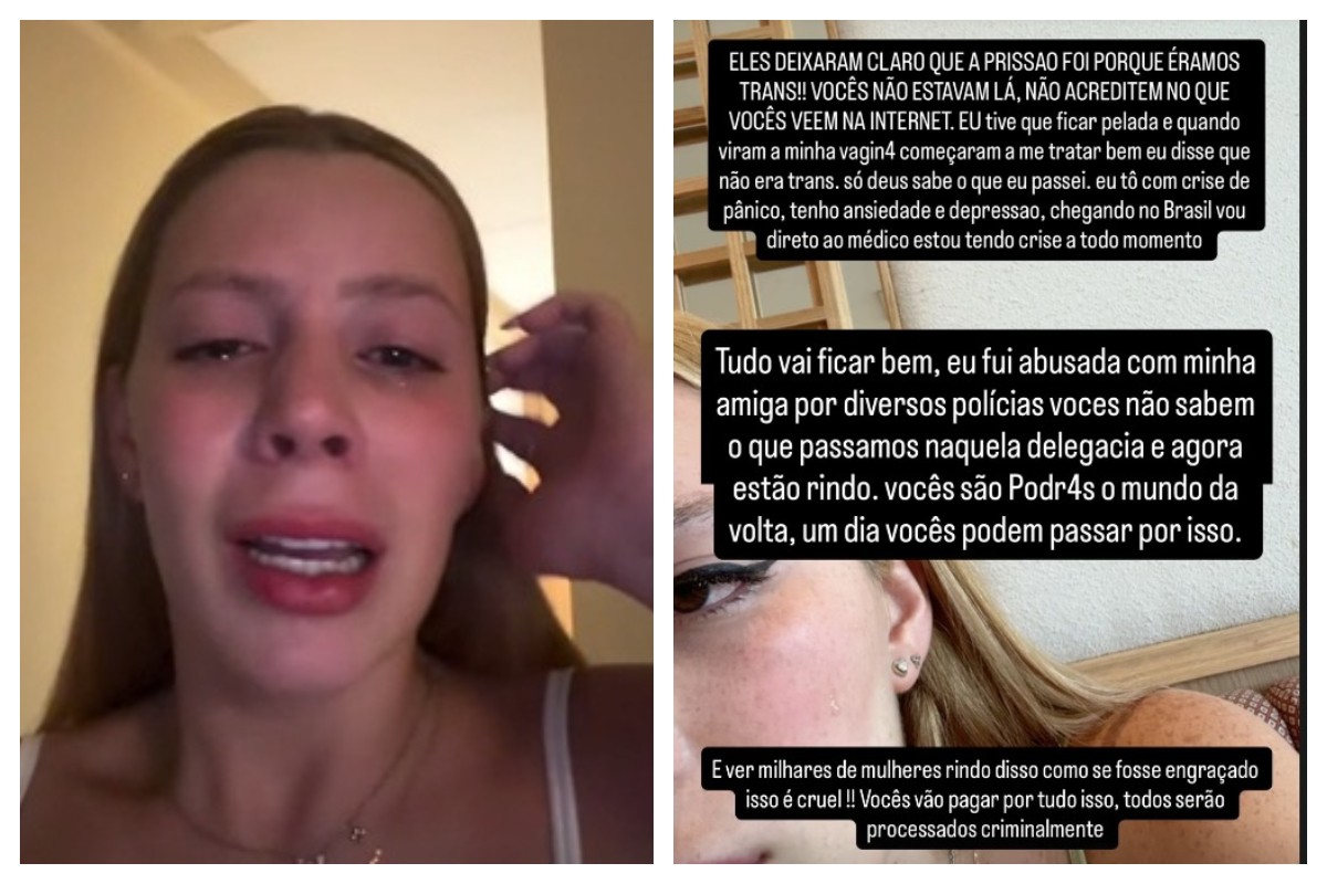 VÍDEO: Malévola chora, diz ter sido 'muito humilhada' no Egito, e afirma que ela e amiga foram presas e abusadas por serem trans