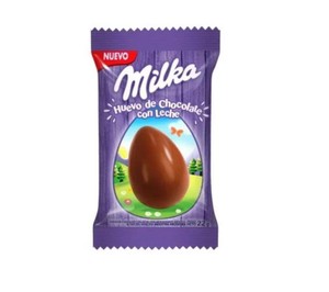 Ovo de chocolate ao leite Milka 22g