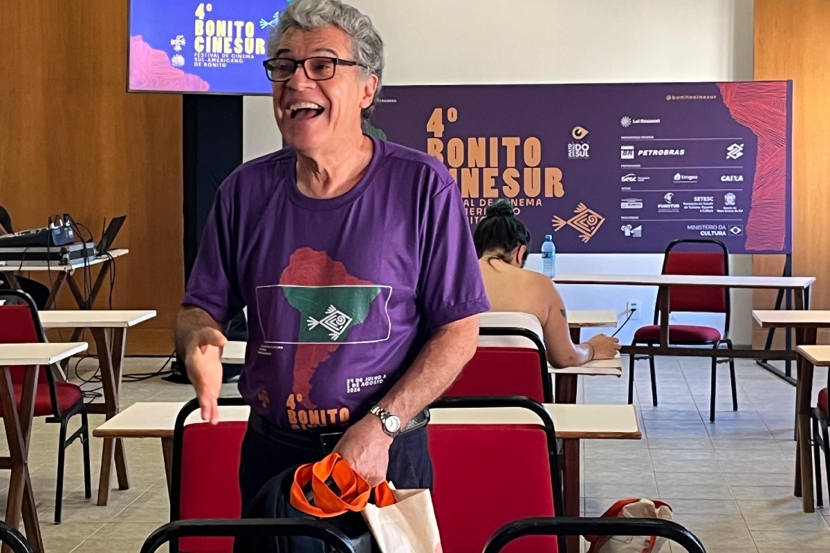 'Tem festival em todo lugar, mas em Bonito é muito mais interessante', diz Paulo Betti no Cinesur
