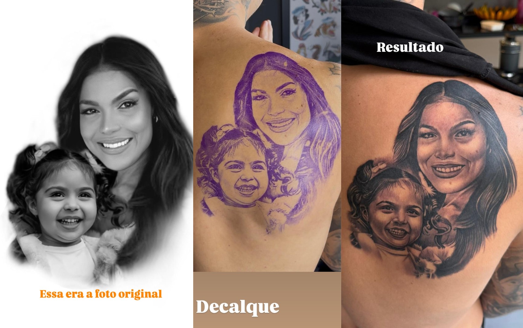 Biel surpreende Tays Reis com tatuagem do rosto dela e da filha, e cantora reage: 'Não ficou parecida'
