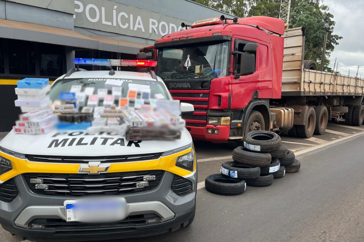 Motorista é preso ao transportar quase R$ 300 mil em mercadoria sem nota fiscal em Pirapozinho
