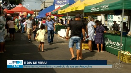 Feirantes movimentam comércio de rua em Araguaína