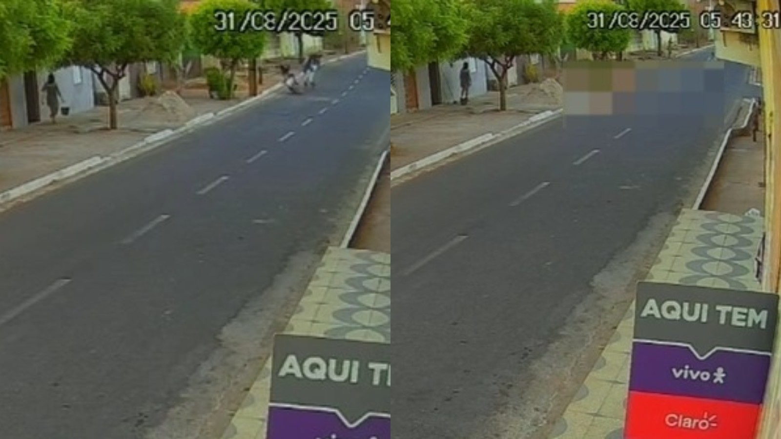 Vídeo: jovem morre após perder o controle e colidir com dois pedestres no Sul do Piauí