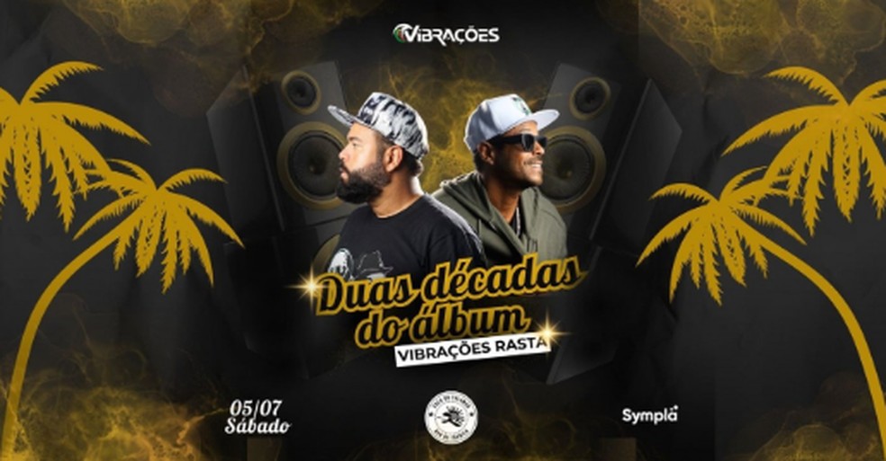 Banda relembra canções do primeiro álbum da careira — Foto: Reprodução