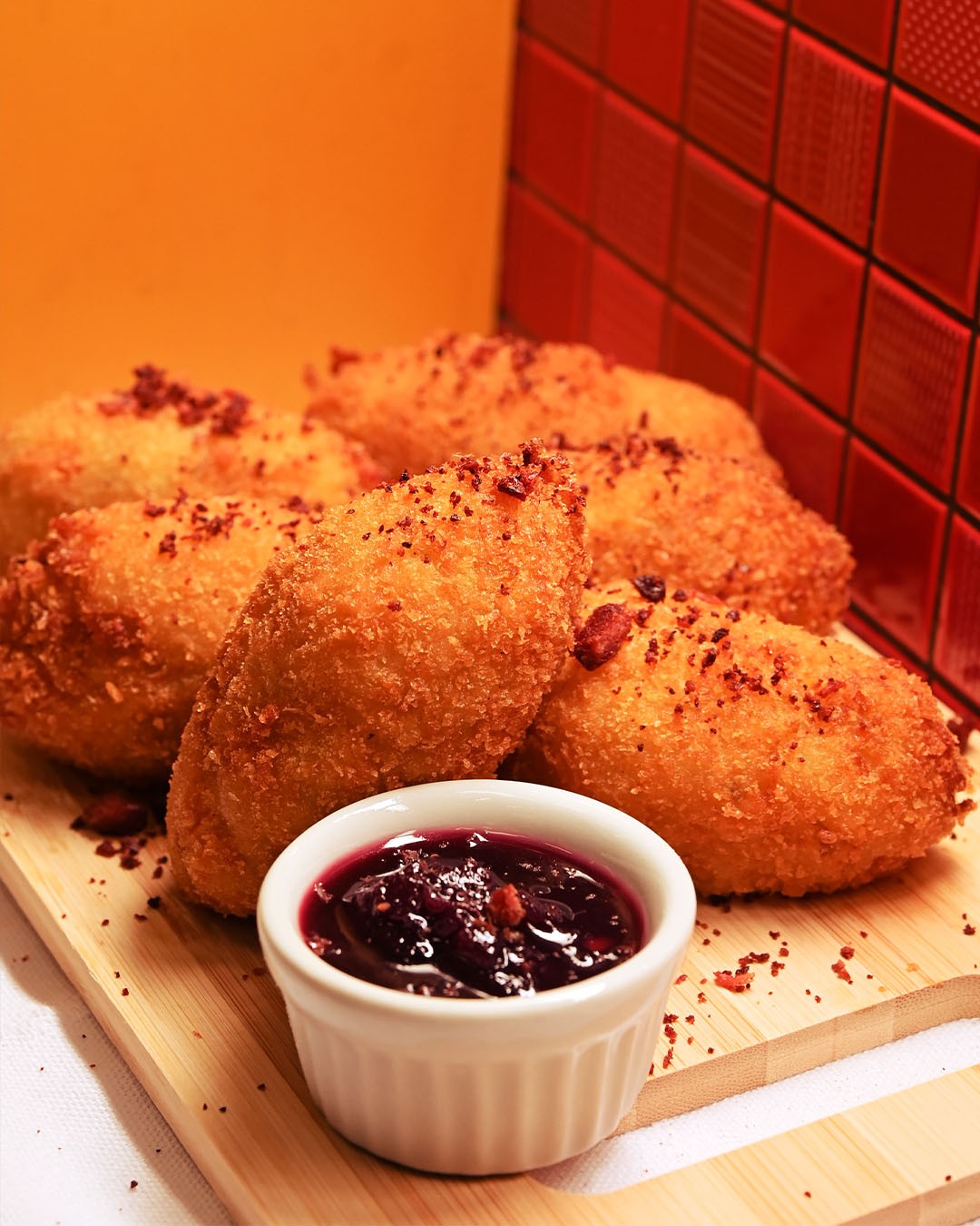 BACES: Croqueta de Rosti Mineira ( Petiscos, porções) — Foto: Divulgação/JF Sabor