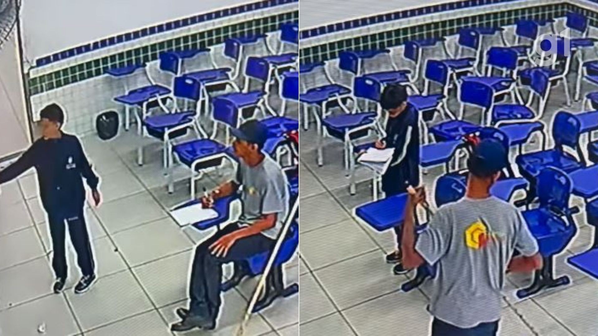 VÍDEO: Colaborador de limpeza ajuda aluno a concluir atividade em escola no Maranhão e emociona a internet