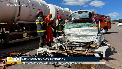 Movimento intenso de veículos nas rodovias aumenta riscos de acidentes de trânsito