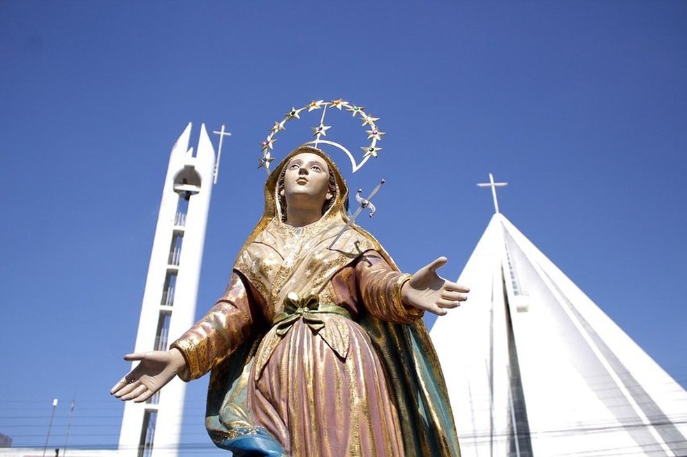 Catedral de Nossa Senhora das Dores, Caruaru — Foto: Reprodução / Pascom Diocese de Caruaru