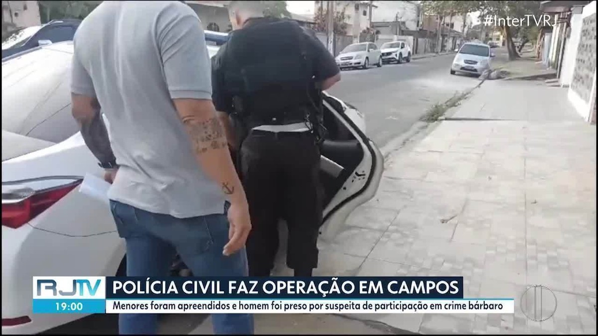 Operação da Polícia Civil em Campos prende suspeitos de envolvimento no sequestro e execução de adolescentes