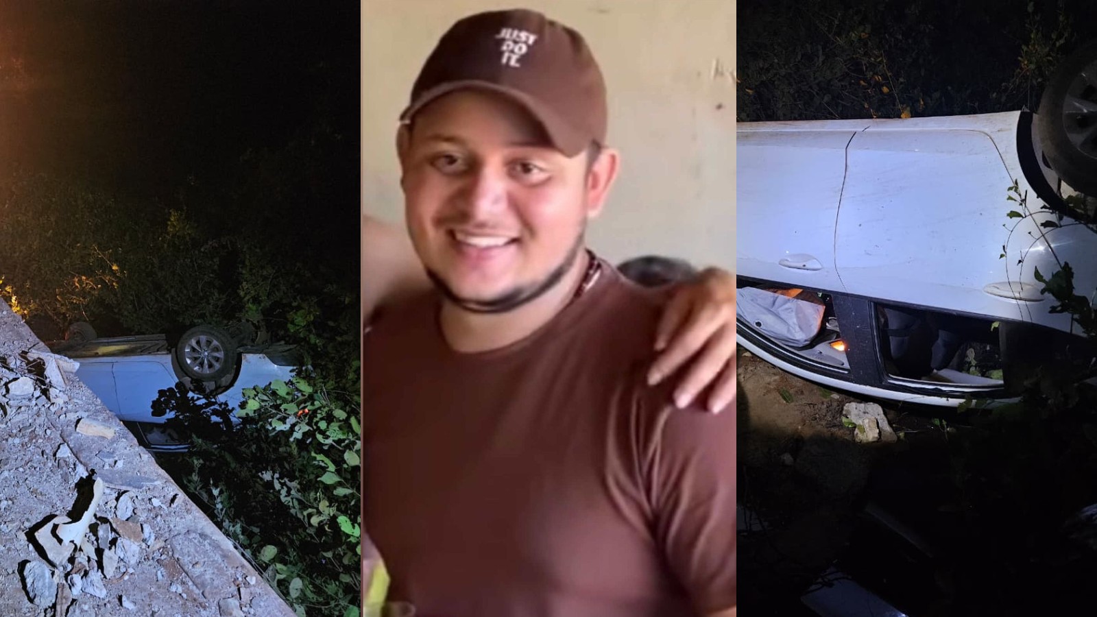 Jovem de 27 anos morre após carro cair e capotar de ponte no PI; perícia aponta alta velocidade