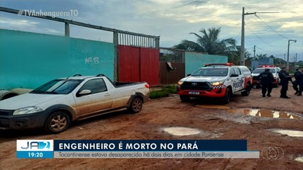 Engenheiro tocantinense é encontrado morto no Pará