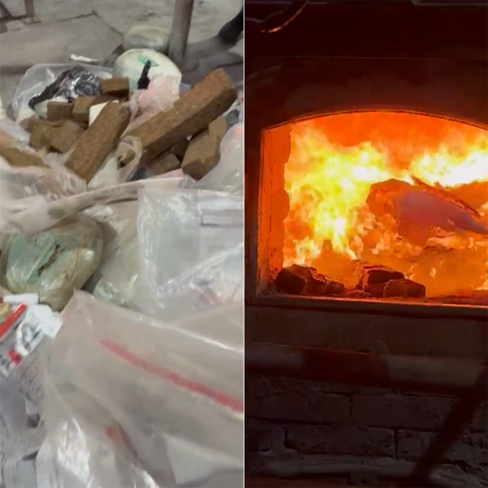 Drogas foram incineradas em Mossoró — Foto: Divulgação