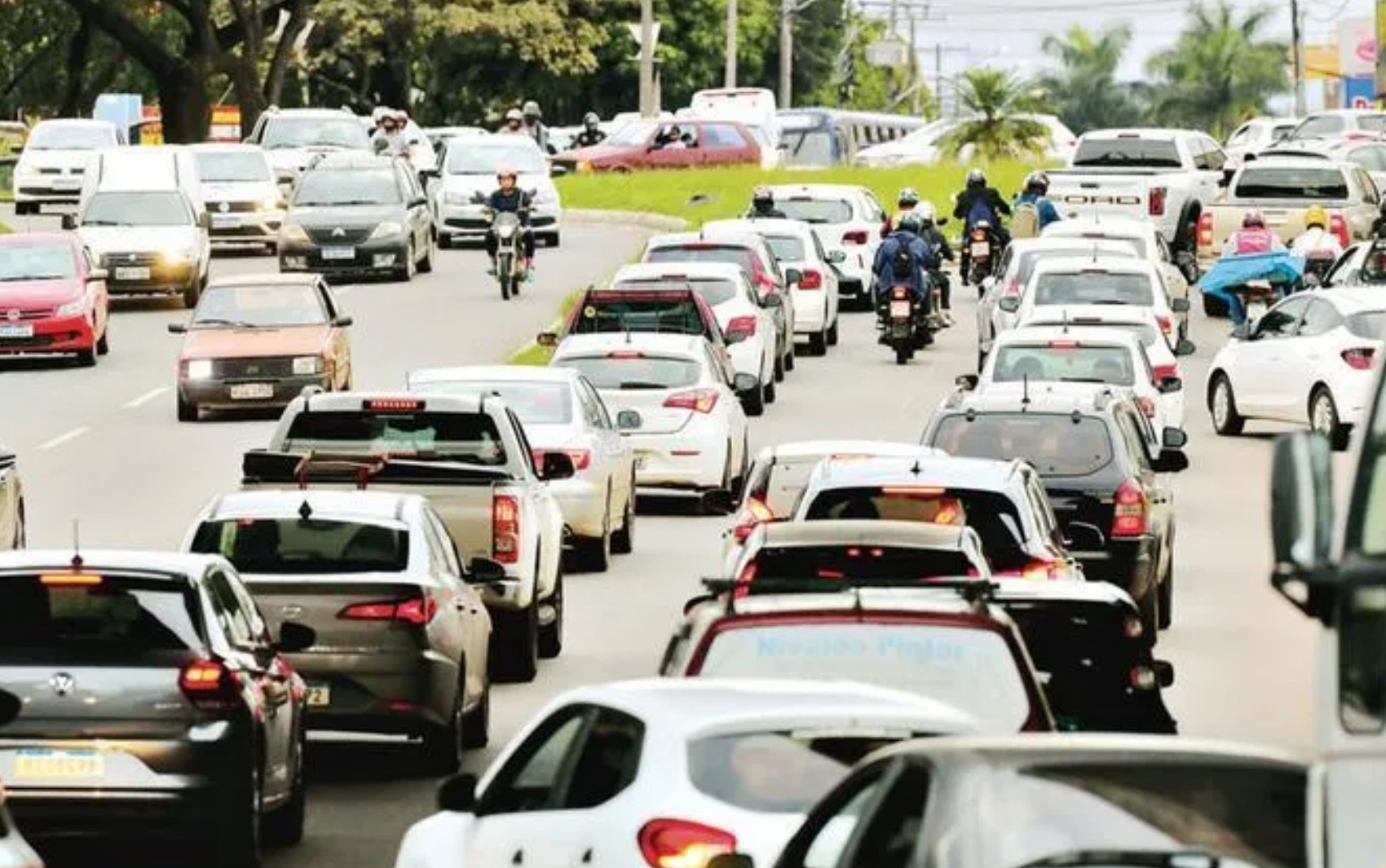 Veja por quais corredores de ônibus a circulação de motos será permitida em Goiânia a partir de segunda-feira