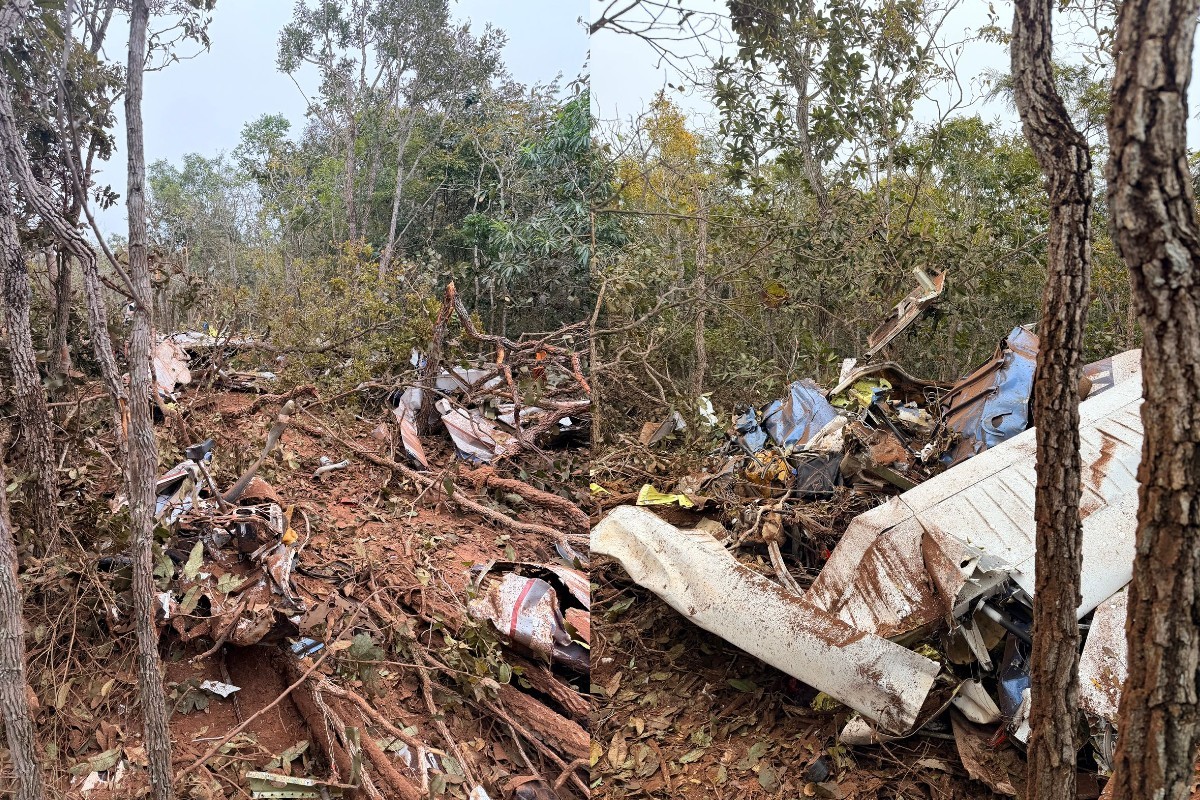 Avião cai em Campo Grande, e bombeiros fazem buscas por vítimas