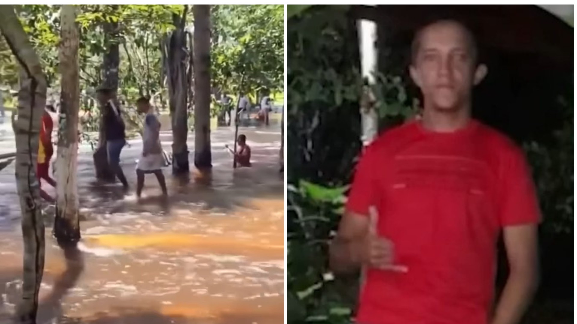 Bombeiros procuram por salva-vidas que se afogou após resgatar turistas no Rio Itapecuruzinho, em Carolina