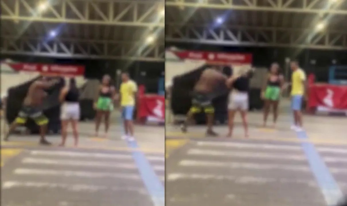 VÍDEO: mulher é agredida com soco no rosto por homem em terminal de ônibus  de Salvador | Bahia | G1