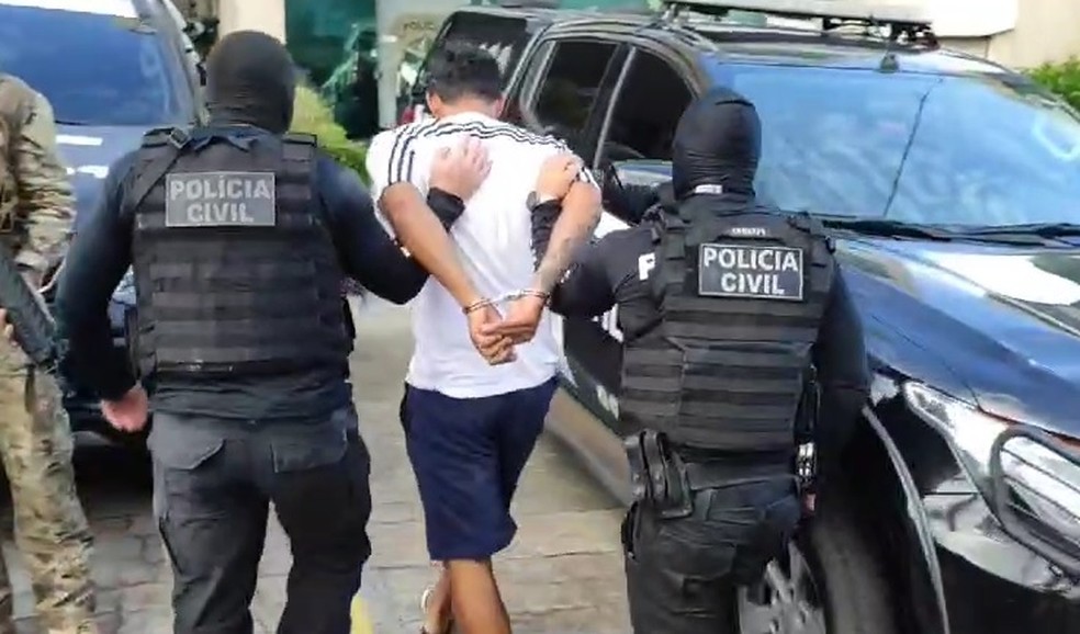 Polícia Civil prende integrante de grupo de extermínio em Extremoz — Foto: Polícia Civil/Divulgação