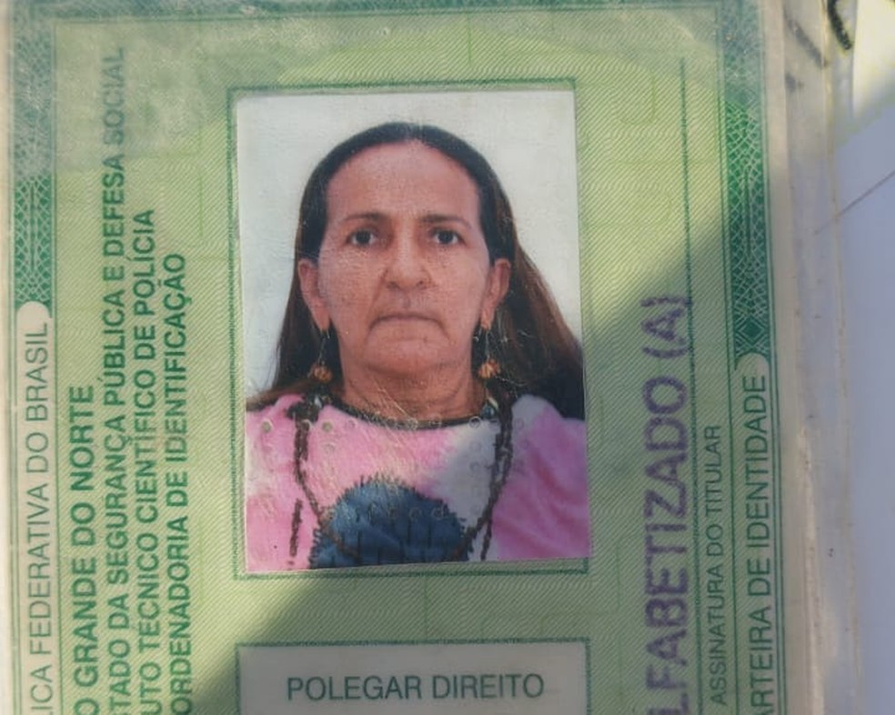 Maria Salete da Silva, de 71 anos, morreu após ser atropelada em Caicó, RN — Foto: Cedida