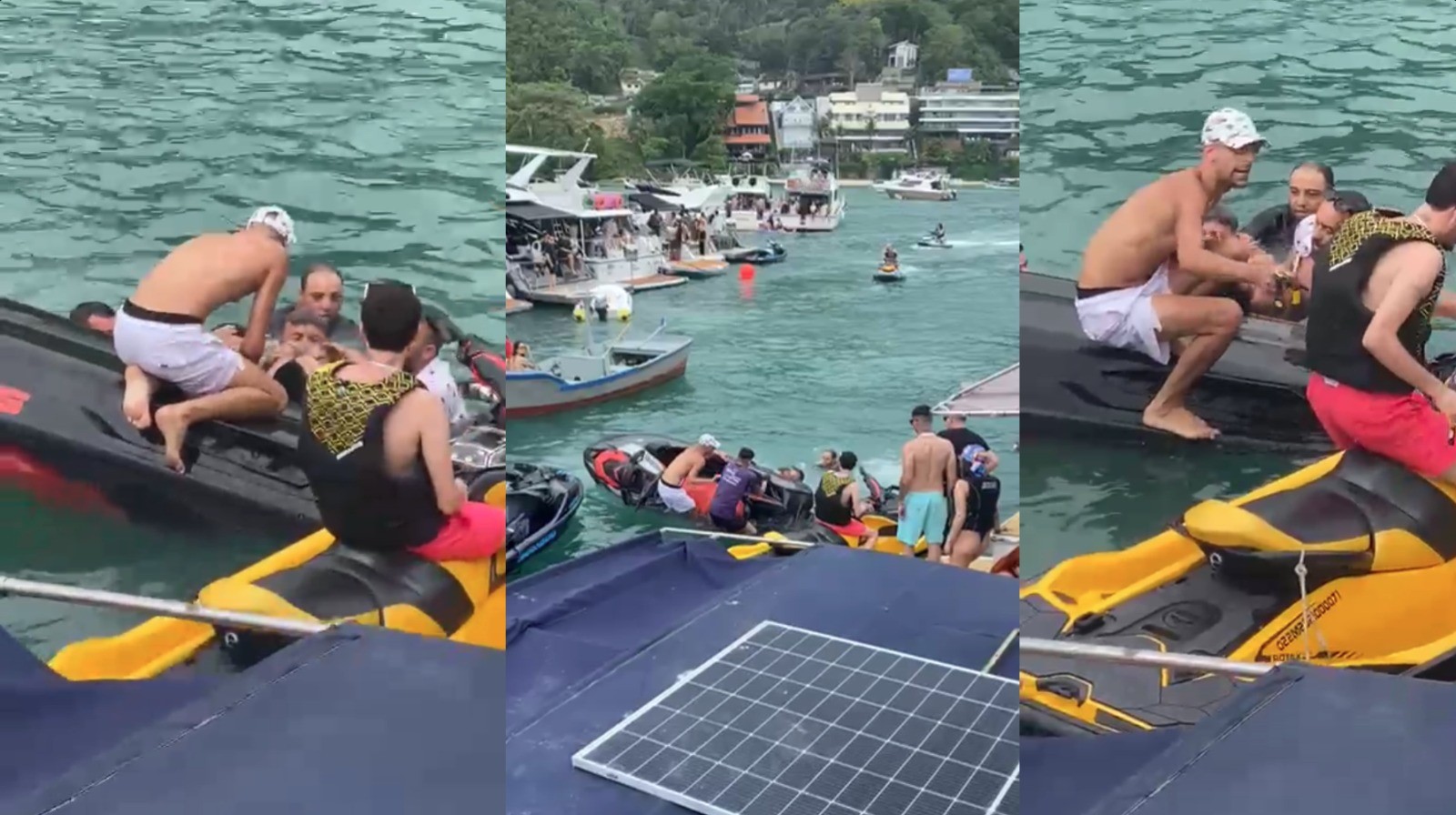 Marinha vai investigar acidente com mulher que teve cabelo sugado por turbina de moto aquática em SC