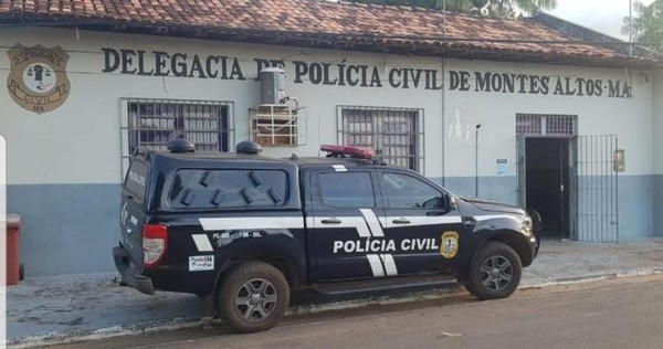 Ação que resultou na prisão do suspeito foi comandada pela Delegacia de Montes Altos. — Foto: Divulgação / Polícia Civil do Maranhão