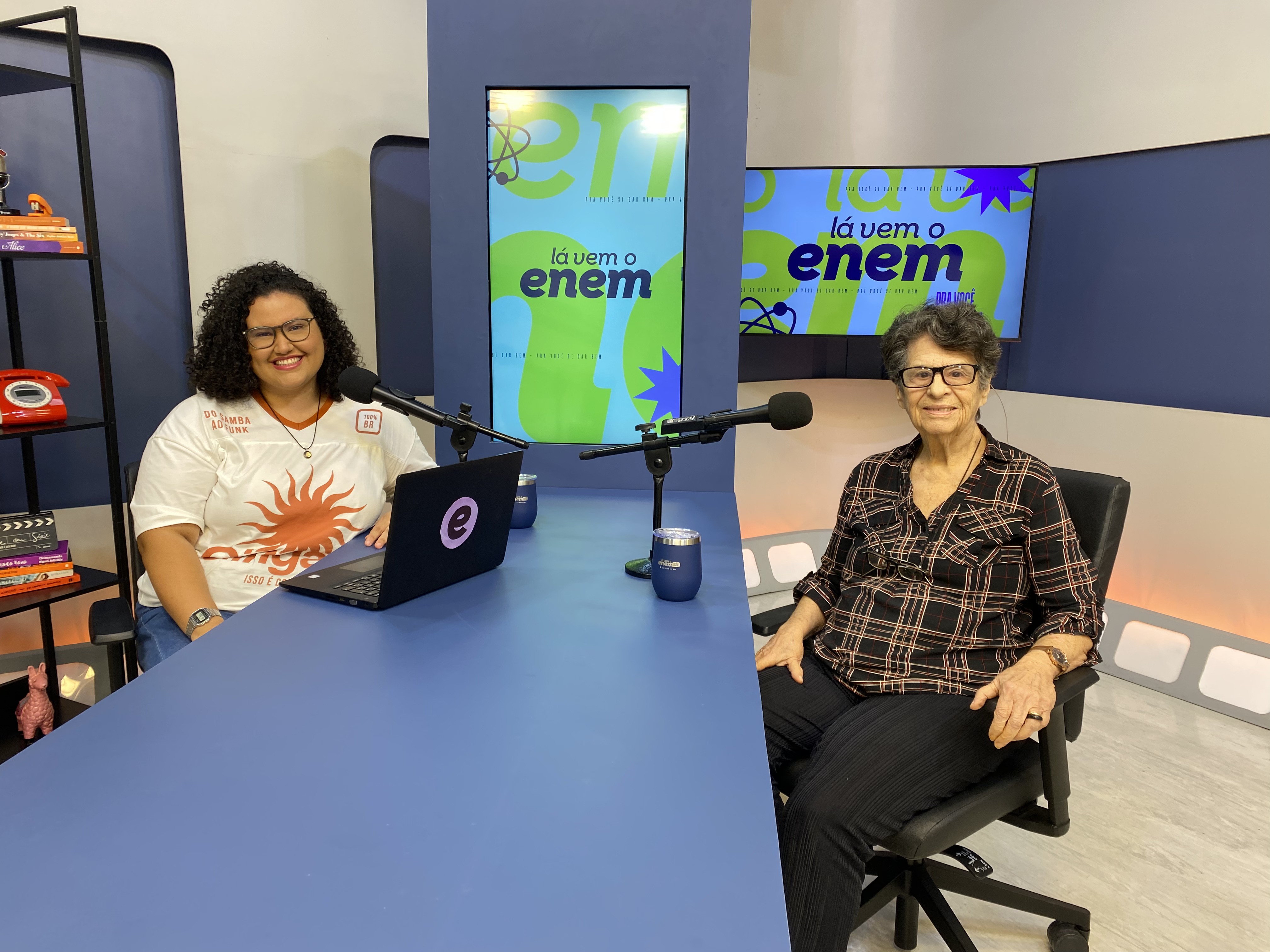 Maria Valéria Rezende conta história de vida e educação em novo videocast do Lá Vem o Enem
