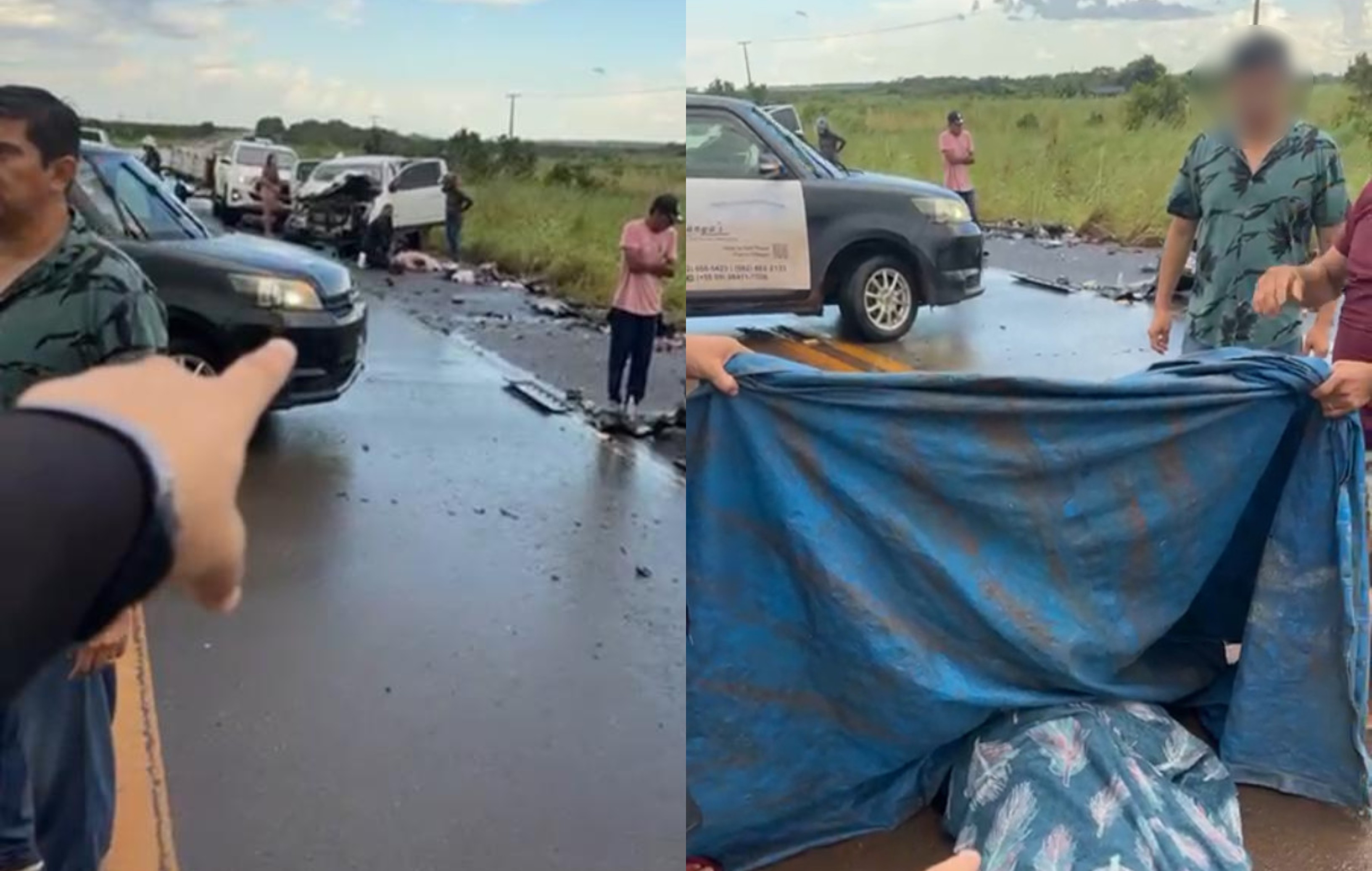 Grave acidente deixa mortos e feridos em rodovia no Norte de Roraima