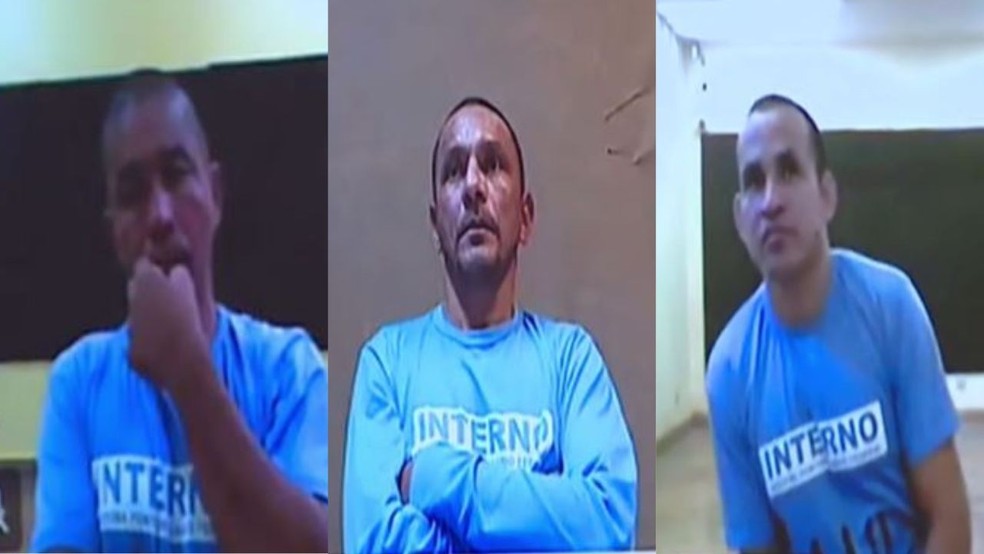Amarildo da Costa de Oliveira, Jefferson da Silva Lima e Oseney da Costa de Oliveira — Foto: Rede Amazônica