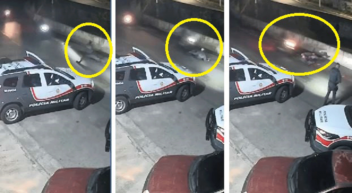VÍDEO: PM morre atropelado por motociclistas que fogem de  abordagem na Zona Norte de SP