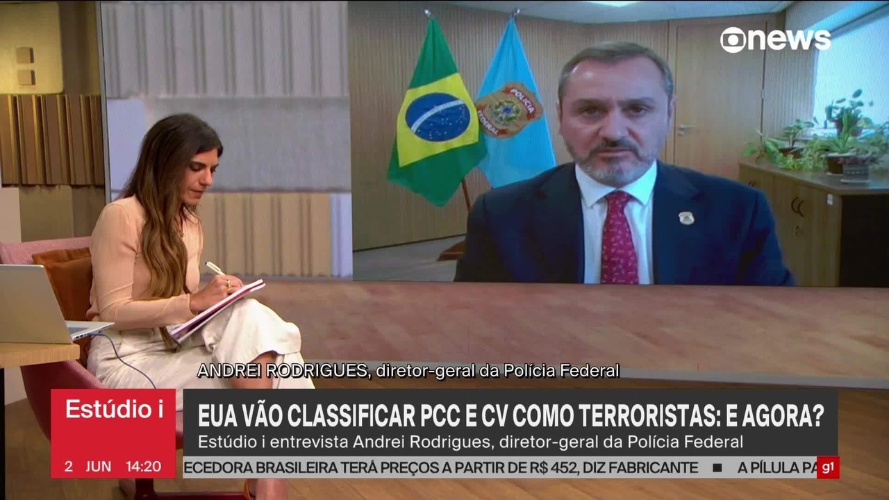 'Para nós, foi uma surpresa', diz diretor da PF sobre classificação de PCC e CV como terroristas