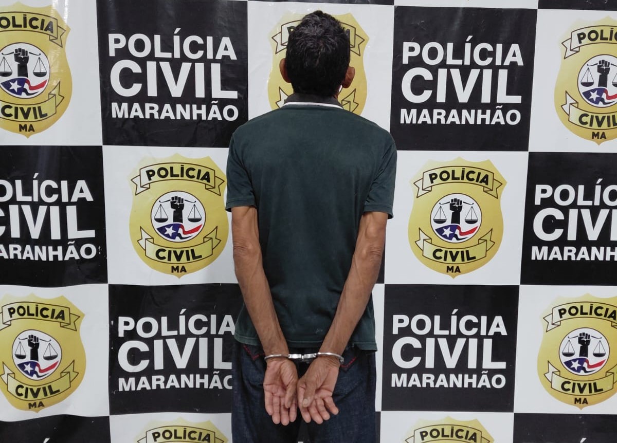 Suspeito de estuprar criança de 8 anos é preso pela Polícia Civil em Araioses, no Maranhão