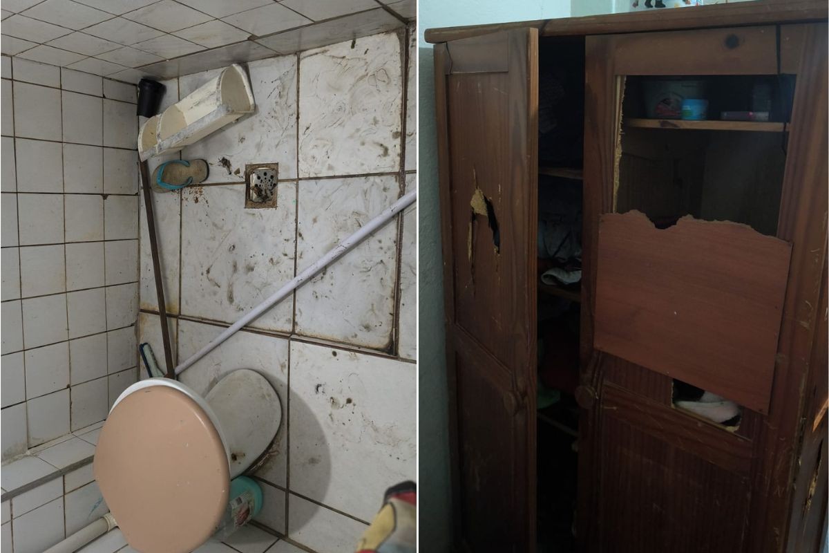 Homem é preso após quebrar móveis e agredir companheira na frente dos filhos no interior de SP