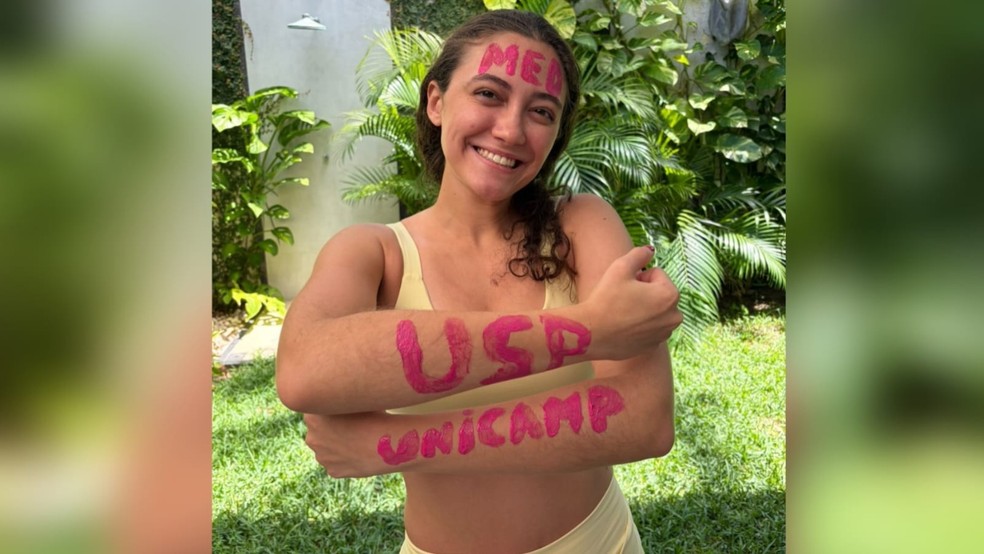 Aluna de escola pública de Fortaleza é aprovada em medicina na USP e Unicamp. — Foto: Arquivo pessoal