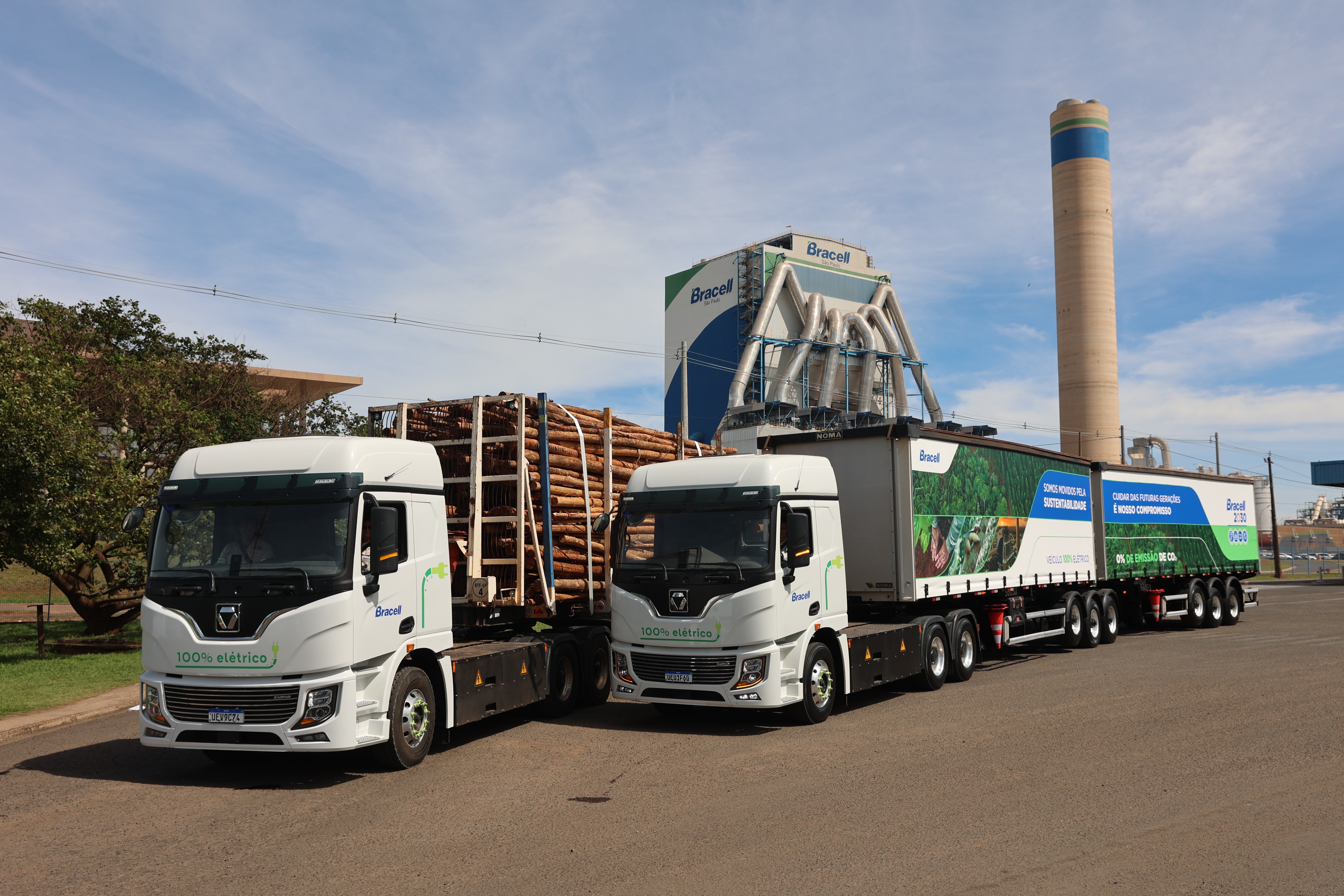 Avanço histórico: Bracell investe R$ 3,5 mi em projeto com caminhões elétricos 