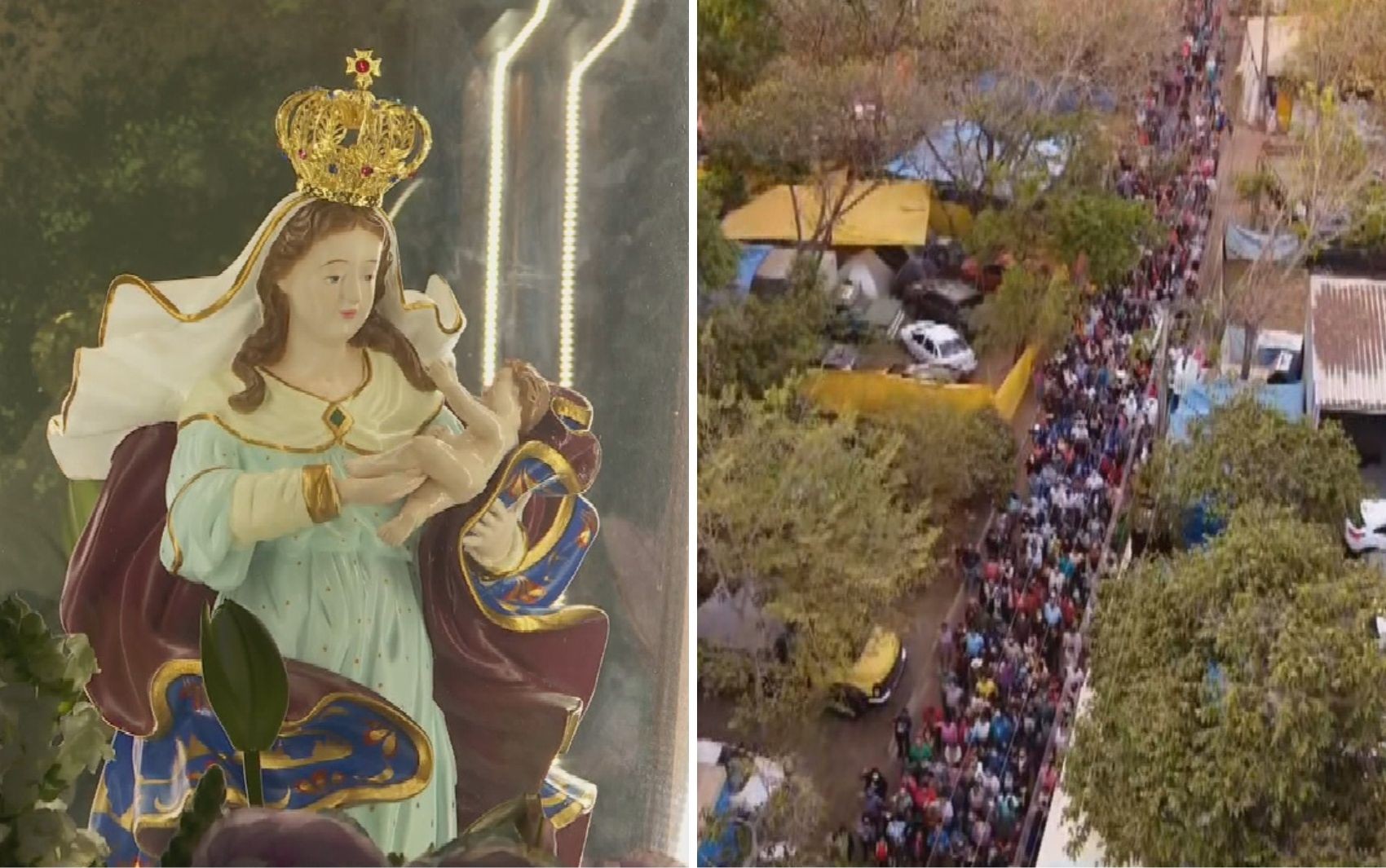 Festa do Muquém: começa romaria em que milhares de fiéis caminham 45 km, em Goiás