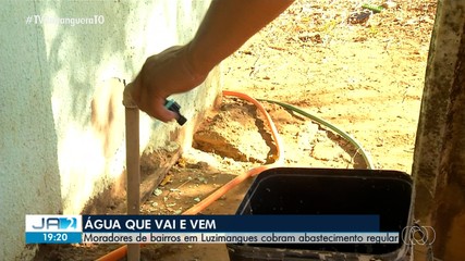 Moradores de três bairros de Luzimangues reclamam da falta de água