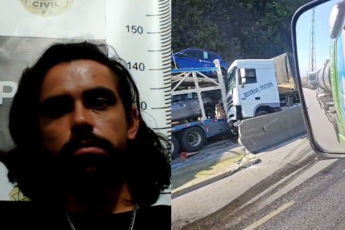 Motorista investigado por acidente com engavetamento e morte de casal no Paraná diz que viajava com caminhão pela primeira vez