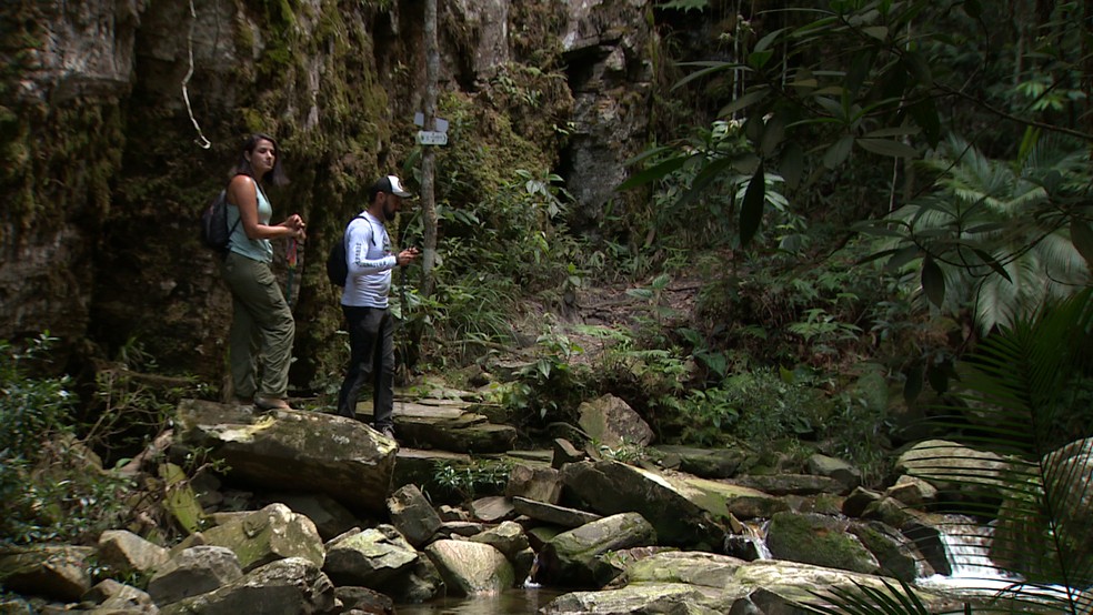 'EPTV nas Férias': Trilha na reserva da Serra da Canastra, em Delfinópolis (MG). — Foto: Pedro Santana/EPTV