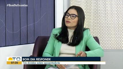 Especialista responde telespectadores sobre a aposentadoria no Bom Dia Responde