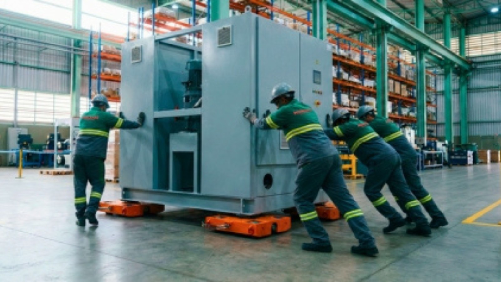 O desafio de mover toneladas em espaços confinados com segurança total