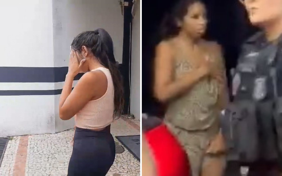Jennifer Nayara foi presa em Aparecida de Goiânia — Foto: Reprodução/TV Anhanguera