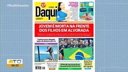 Caso de mãe morta na frente dos filhos é destaque no Jornal Daqui