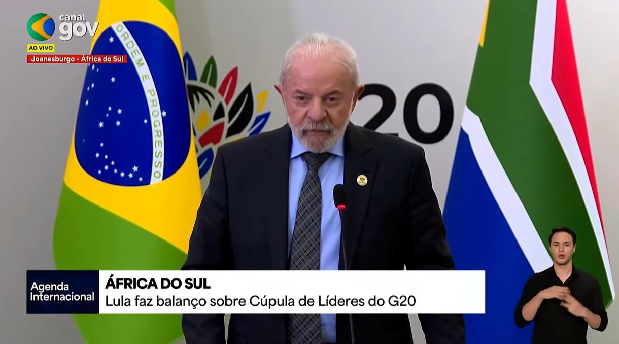 Lula sobre falta de Trump: 'Ausência de um dirigente não significa nada para o G20'