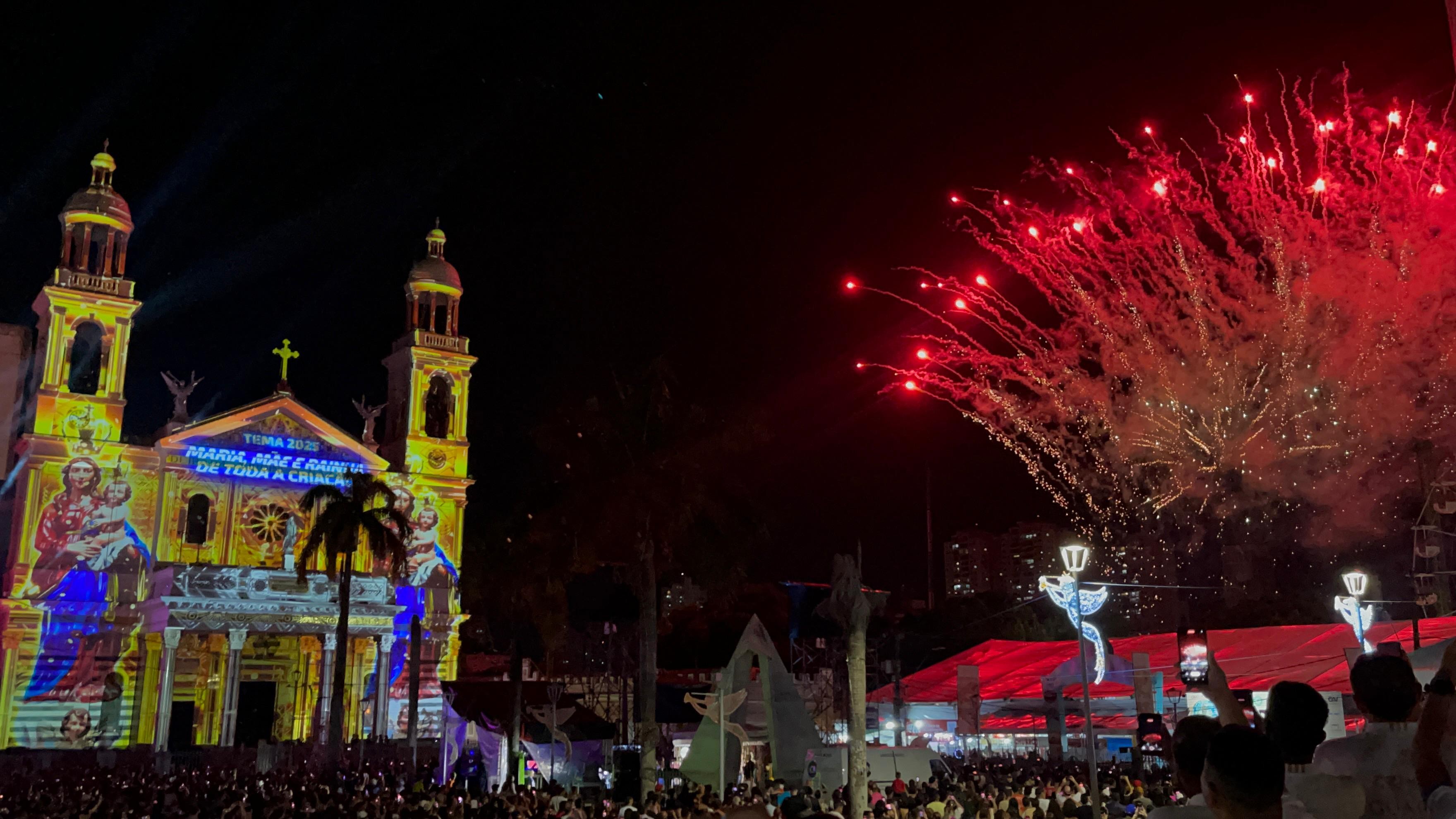 Encerramento da Festa de Nazaré tem missa, projeção videomapping, fogos e anúncio do tema do Círio 2025