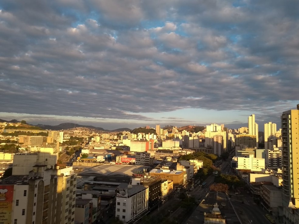 Cu nublado em Juiz de Fora, foto de arquivo — Foto: Fellype Alberto/g1